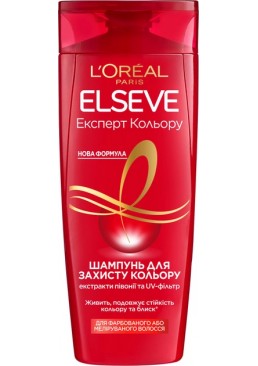 Шампунь L'oreal Paris Elseve Цвет и Блеск для окрашенных и мелированных волос, 400 мл